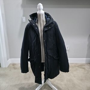 Scotch & Soda Men's Black Puffer Coat